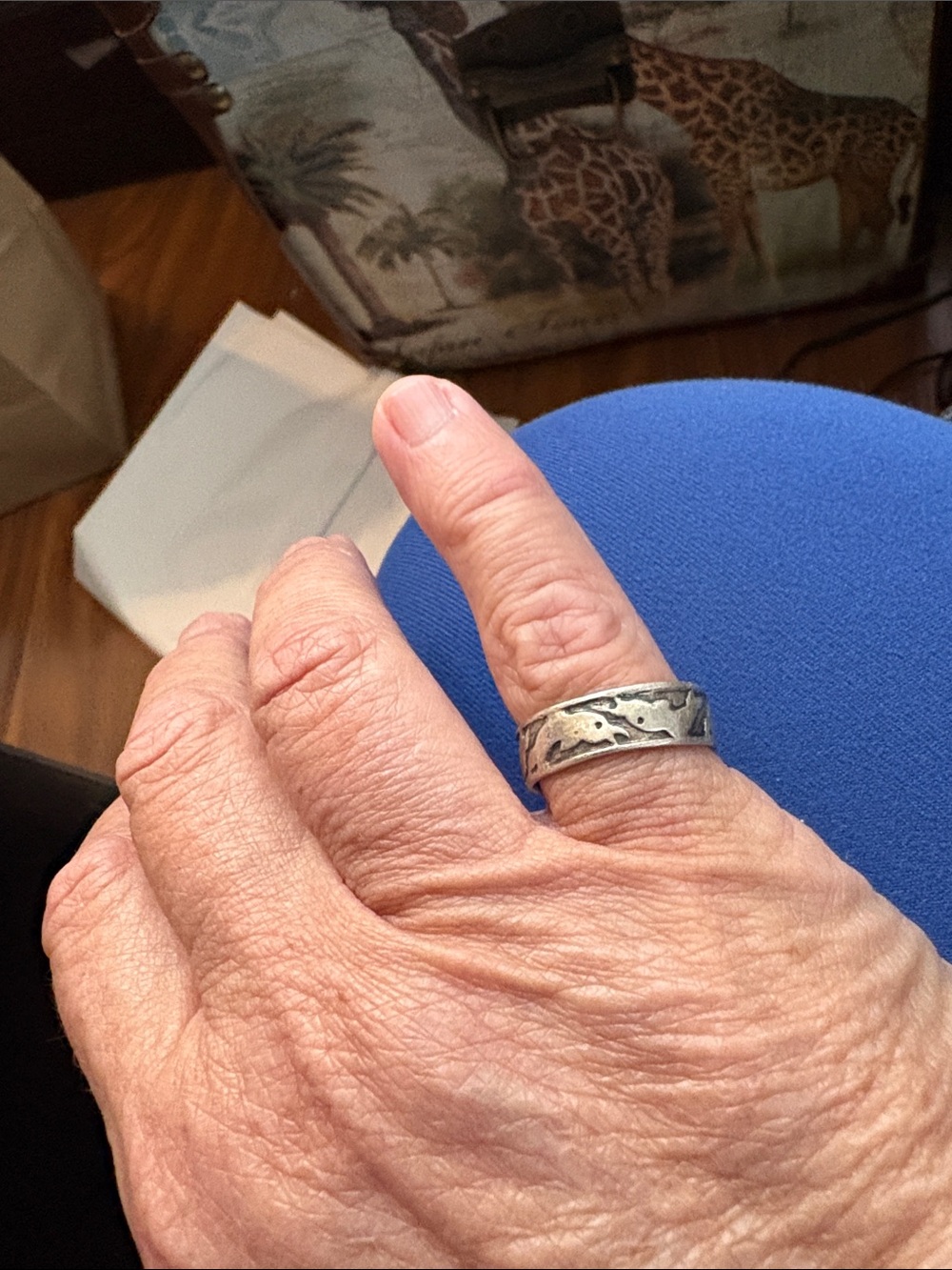 Sterling Silver Dolphin Solid Band